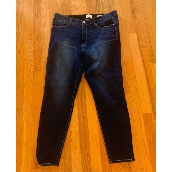 Angels Denim - Angel Mid Rise Skinny Ankle in Mariner Stretch Blue